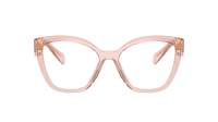 Prada PR 20ZV 19Q-101 54-17 Transparent Peach