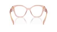 Prada PR 20ZV 19Q-101 54-17 Transparent Peach