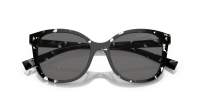 Prada PR 22ZS 15S-5Z1 53-17 Black Crystal Tortoise