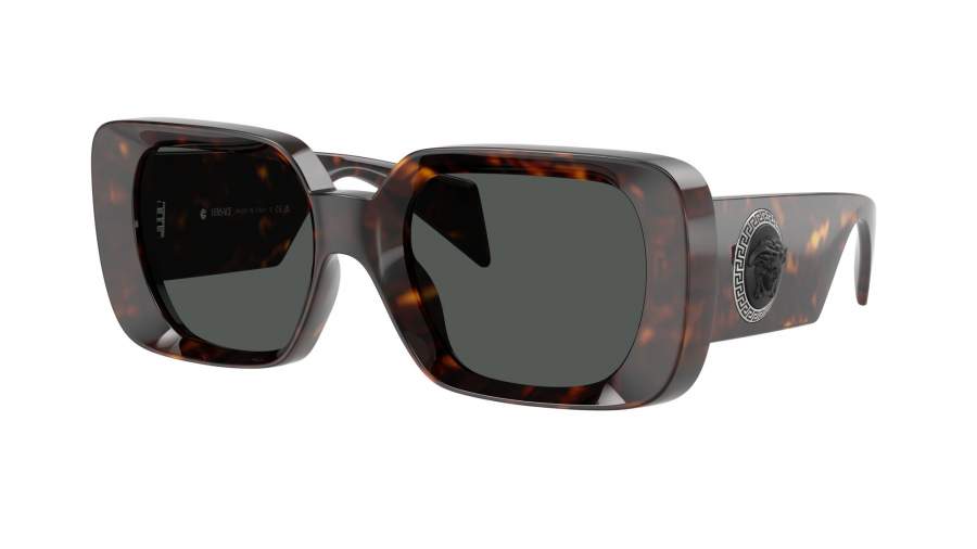 NEW VE4473U 108/87 SQUARE WOMEN SUNGLASSES VERSACE MOD 4473-U HAVANA GREY NEW VERSACE VE4473U 108/87 WOMEN HAVANA SQUARE SUNGLASSES  main image 4