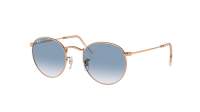 Ray-Ban Round metal RB3447 9202/3F 47-21 Rose Gold