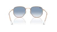 Ray-Ban Hexagonal Flat lenses RB3548 9202/3F 51-21 Rose Gold