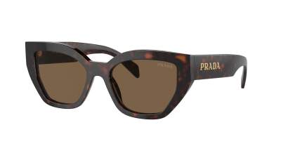 Lunettes de soleil Prada Logo PR A09S 16N-5Y1 53-18 Briar Tortoise en stock