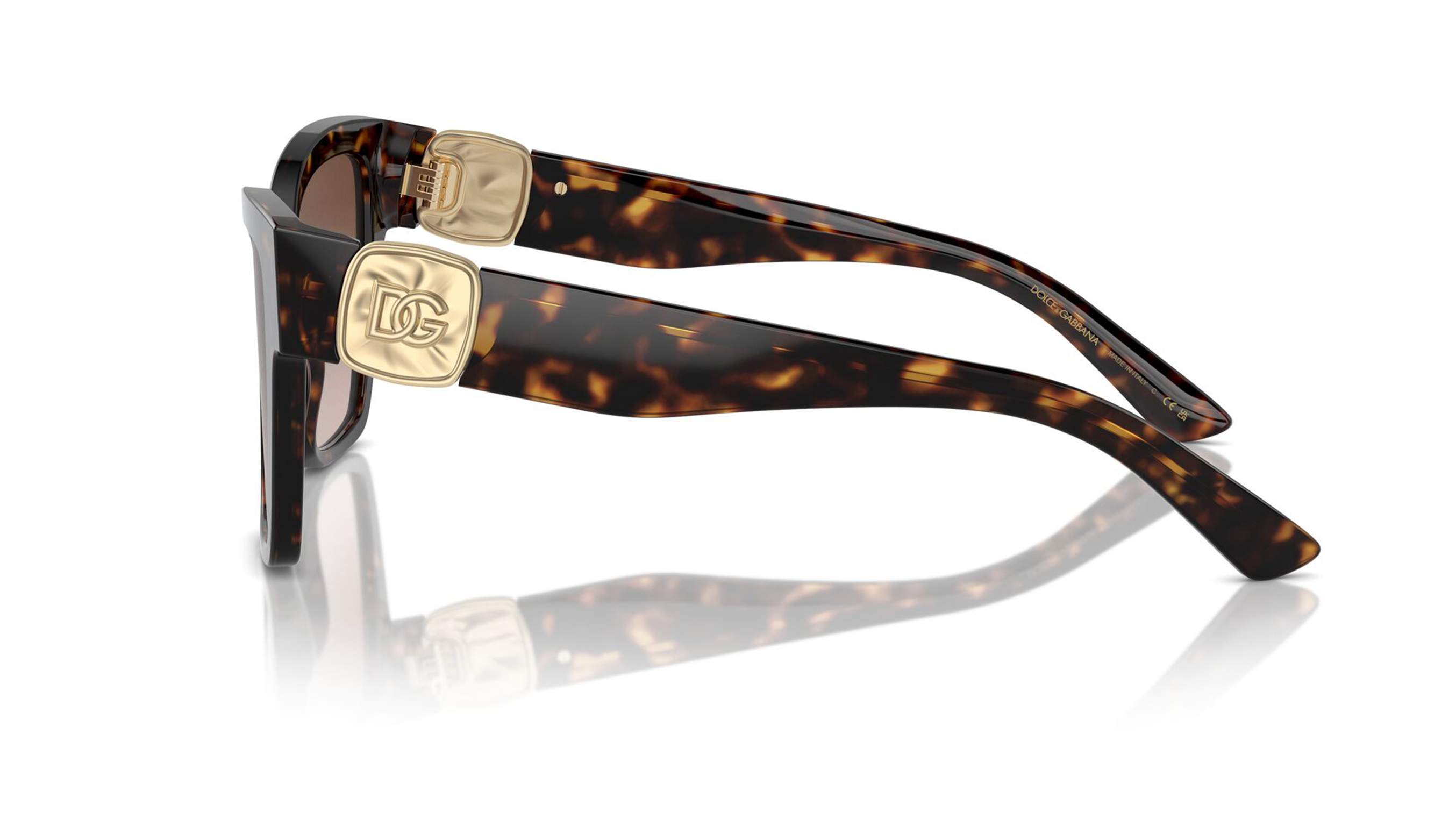 Lunettes De Soleil Dolce & Gabbana DG 4075 Pour Femme - Monture Et Verres Gris Gradient - Neuf