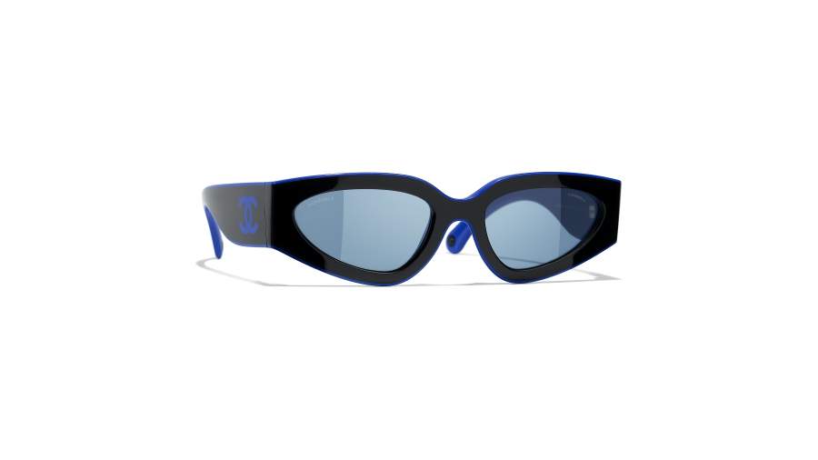Sunglasses CHANEL CH6056 1768/56 54-20 Black in stock
