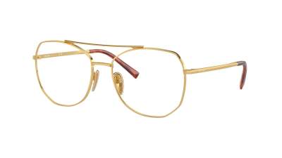 Brille Prada PR A58V 5AK1O1 56-17 Gold auf Lager