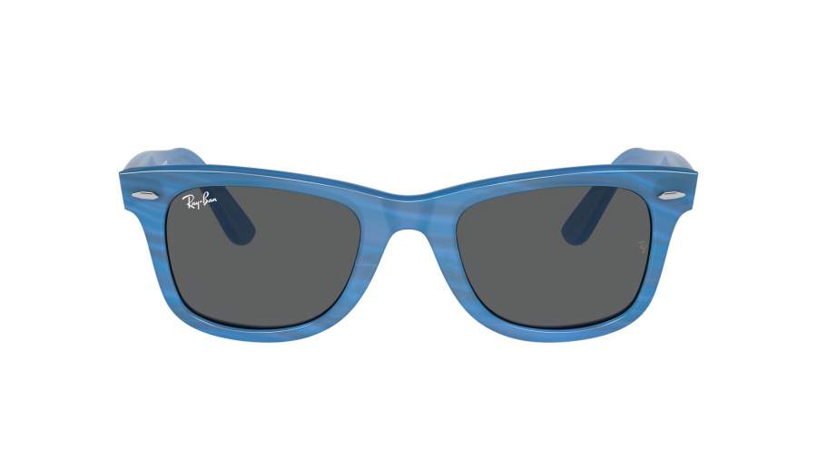 Lunettes de soleil Ray-Ban Wayfarer Change Collection RB2140 1409/B1 50-22 Photo striped blue en stock