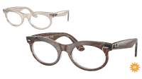 Ray-Ban Wayfarer oval Change collection RX2242V 8291 50-22 Photo waves grey