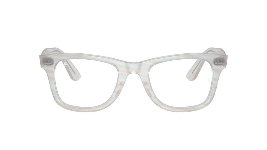 Eyeglasses Ray-Ban Wayfarer ease Change collection RX4340V RB4340V 8382 50-22 Photo sriped light blue in stock