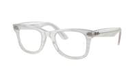 Ray-Ban Wayfarer ease Change collection RX4340V 8382 50-22 Photo sriped light blue