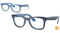 Ray-Ban Wayfarer ease Change collection RX4340V RB4340V 8384 50-22 Photo striped blue