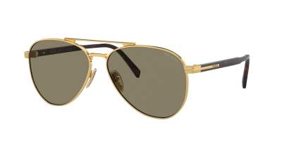 Lunettes de soleil Prada PR A58S 5AK-90F 58-14 Or en stock