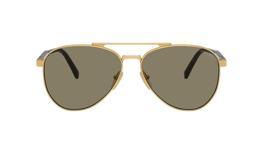 Sunglasses Prada PR A58S 5AK-90F 58-14 Gold in stock