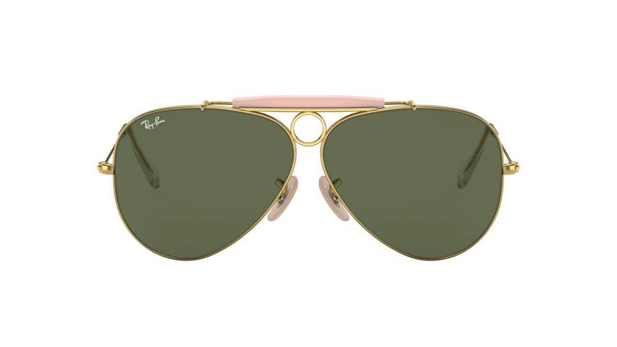 Sunglasses Ray-Ban Shooter RB3138 001 62-09 Gold in stock