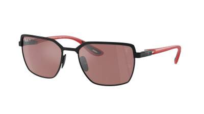 Lunettes de soleil Ray-Ban Ferrari RB3743 F102/H2 58-19 Matte black on black en stock