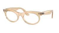 Ray-Ban Wayfarer oval Change collection RX2242V 8294 50-22 Photo waves brown