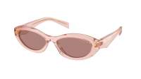 Prada Symbole PR 26ZS 19Q-10D 55-16 Transparent Peach