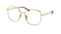 Prada PR A59V 5AK-1O1 55-17 Ouro