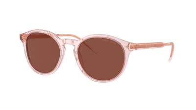 Lunettes de soleil Giorgio Armani AR8211 6073C5 52-20 Transparent Pink en stock