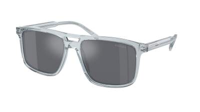 Sunglasses Prada PR A22S 19T-175 56-18 Transparent Azure in stock