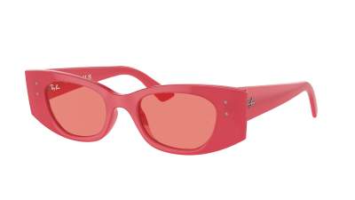 Lunettes de soleil Ray-Ban Kat RB4427 6760/84 49-20 Red Cherry en stock