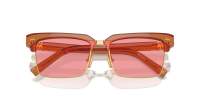 Miu Miu Runway MU 10ZS 15T-1D0 54-17 Caramel Transparent