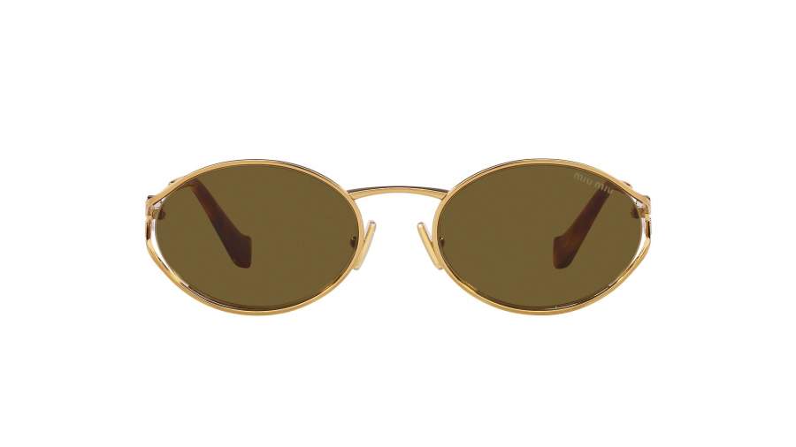 Sunglasses Miu Miu Logo MU 52YS 7OE-01T 54-21 Antique Gold in stock