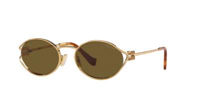 Miu Miu Logo MU 52YS 7OE01T 54-21 Antique Gold