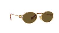 Miu Miu Logo MU 52YS 7OE-01T 54-21 Antique Gold