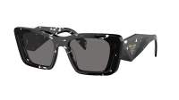 Prada Symbole PR 08YS 15S-5Z1 51-18 Black Crystal Tortoise