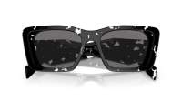 Prada Symbole PR 08YS 15S-5Z1 51-18 Black Crystal Tortoise