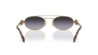 Miu Miu Logo MU 54ZS 7OE5D1 53-19 Antique Gold