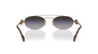 Miu Miu Logo MU 54ZS 7OE-5D1 53-19 Antique Gold