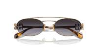 Miu Miu Logo MU 54ZS 7OE-5D1 53-19 Antique Gold