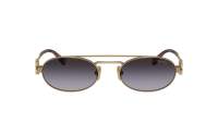 Miu Miu Logo MU 54ZS 7OE-5D1 53-19 Antique Gold