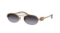 Miu Miu Logo MU 54ZS 7OE-5D1 53-19 Antique Gold