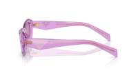 Prada Symbole PR 26ZS 13R07Q 55-16 Transparent Amethyst