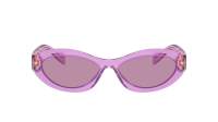 Prada Symbole PR 26ZS 13R07Q 55-16 Transparent Amethyst