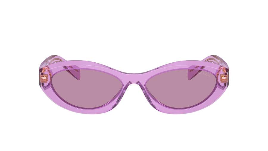 Sunglasses Prada Symbole PR 26ZS 13R07Q 55-16 Transparent Amethyst in stock