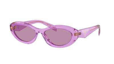 Occhiali da sole Prada Symbole PR 26ZS 13R07Q 55-16 Transparent Amethyst