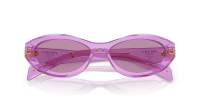 Prada Symbole PR 26ZS 13R07Q 55-16 Transparent Amethyst