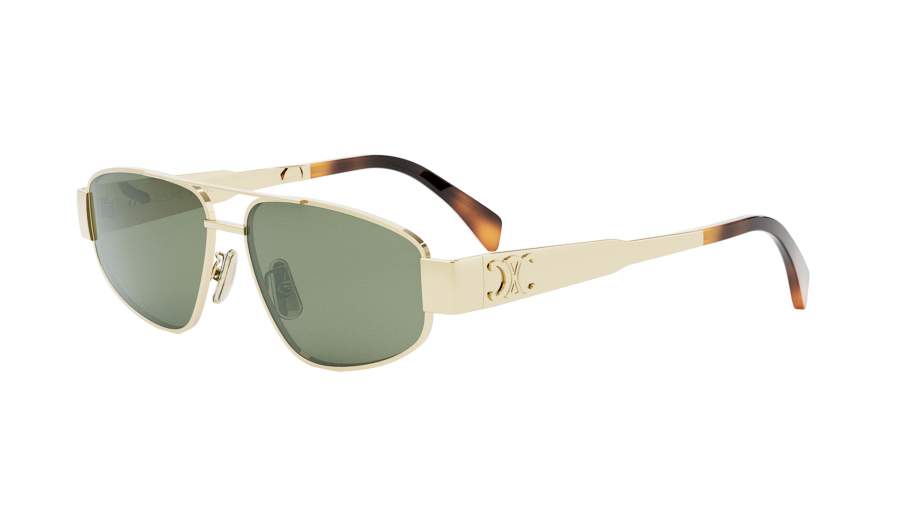 Óculos de sol CELINE Metal triomphe CL40281U 30N 57-14 Ouro