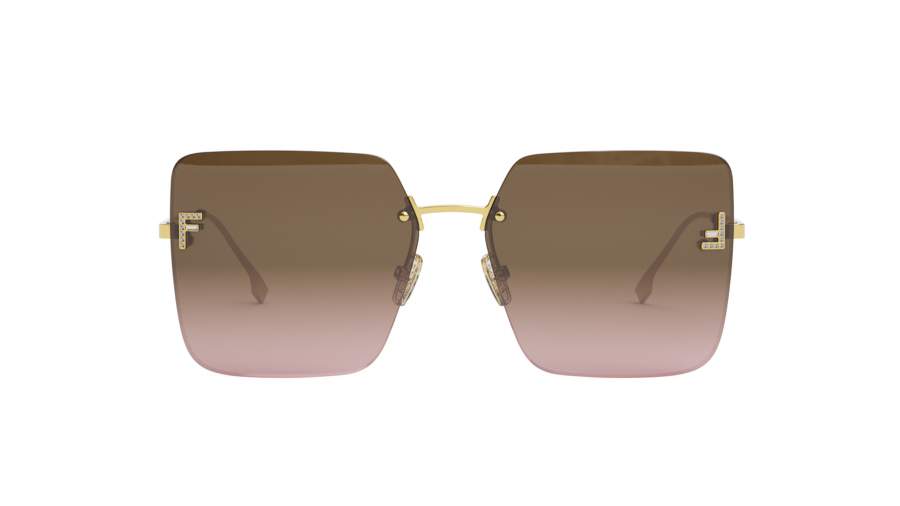 Sonnenbrille FENDI First Crystal FE4082US 30T 59-15 Gold auf Lager