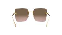 FENDI First Crystal FE4082US 30T 59-15 Złoto