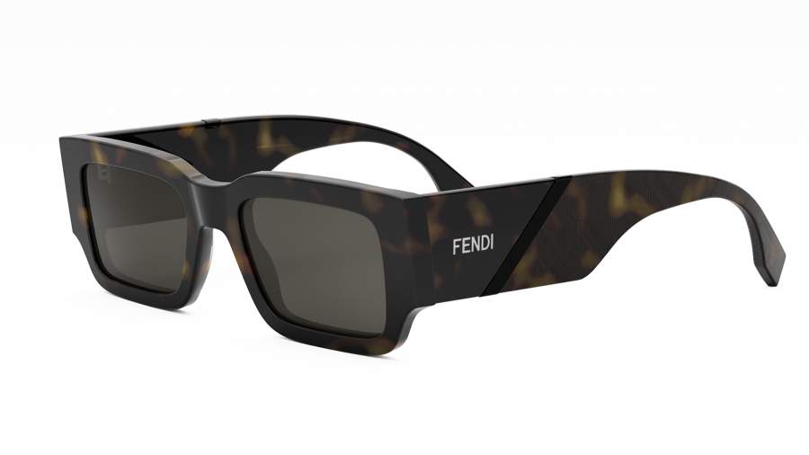 Okulary przeciwsłoneczne FENDI Diagonal FE40131I 52A 51-20 Żółw