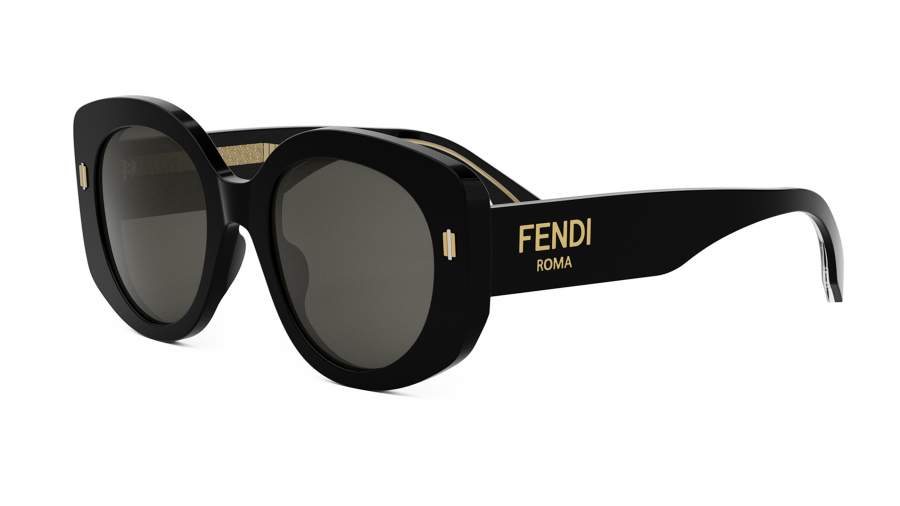 Sonnenbrille FENDI Roma FE40137I 01A 51-21 Schwarz auf Lager