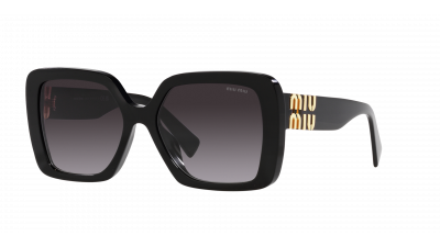 Sonnenbrille Miu Miu Glimpse MU 10YS 1AB5D1 56-17 Schwarz auf Lager