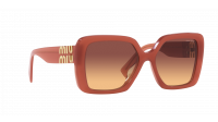 Miu Miu Glimpse MU 10YS 10M-07P 56-17 Cognac opal