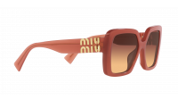 Miu Miu Glimpse MU 10YS 10M-07P 56-17 Cognac opal