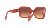 Miu Miu Glimpse MU 10YS 10M-07P 56-17 Cognac opal